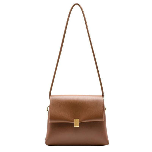 Chic Shoulder Bags, Double Flap Bag, Soft Leather Crossbody - available at Sparq Mart