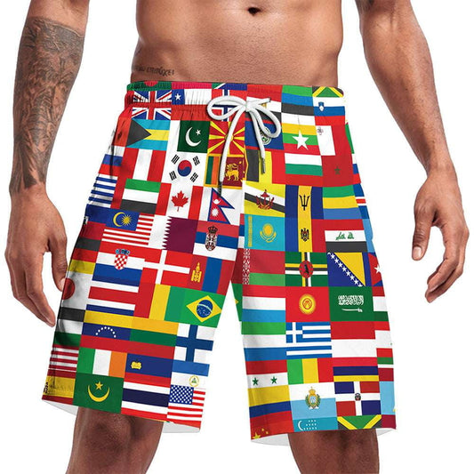 Casual Swim Trunks, Men's Surf Shorts, Summer Beach Shorts - available at Sparq Mart