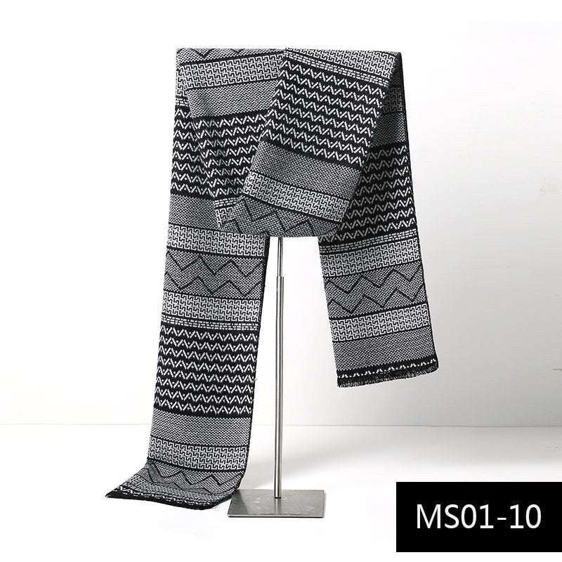 Autumn Chic Accessory, Cashmere Warm Scarf, Men's Winter Scarf - available at Sparq Mart