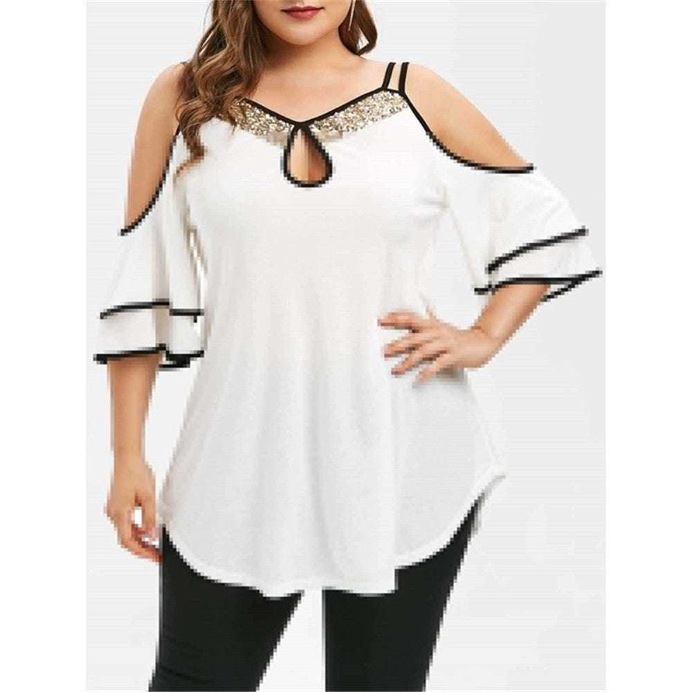 Breathable cotton tee, Oversized T-shirt style, Plus size tees - available at Sparq Mart