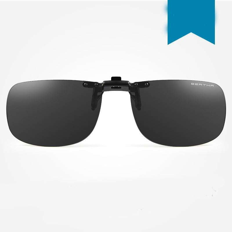 Clip-On Glasses Solution, Large-frame Clip-Ons, Polarized Myopia Sunglasses - available at Sparq Mart