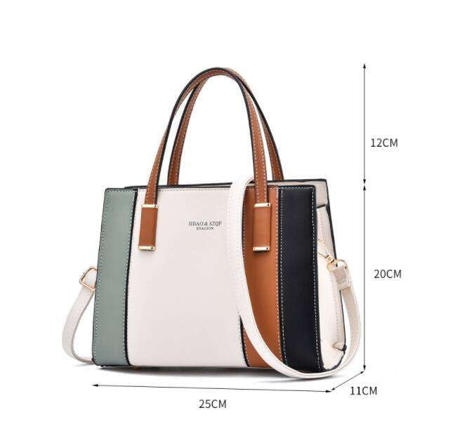 Elegant Handbag Beige, Spacious Shoulder Bag, Versatile Ladies Purse - available at Sparq Mart