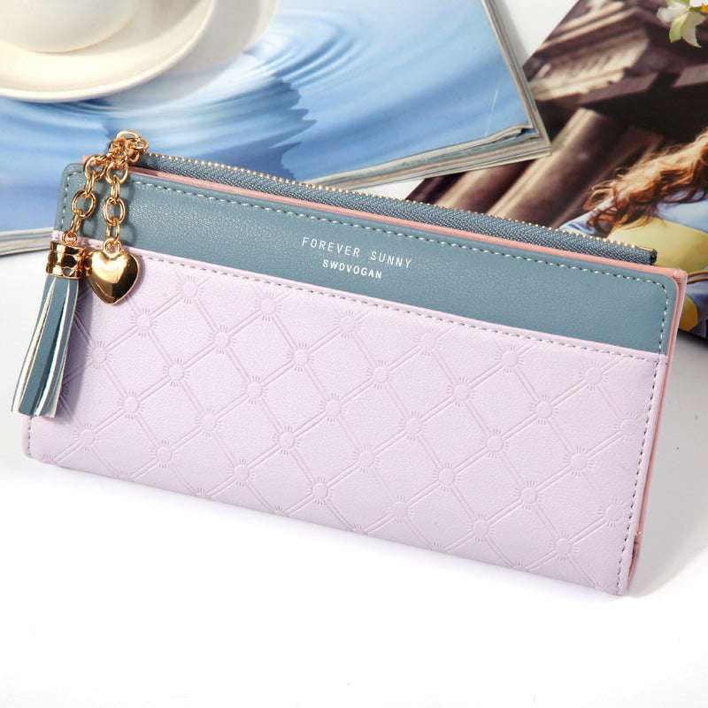 Fashionable Long Wallet, Ladies Elegant Purse, Tassel Women's Wallet - available at Sparq Mart