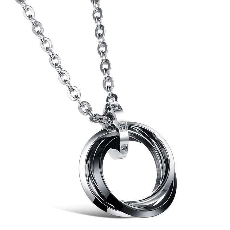 Durable Titanium Necklace, Fashionable Necklace Accessory, Hip Hop Steel Necklace - available at Sparq Mart