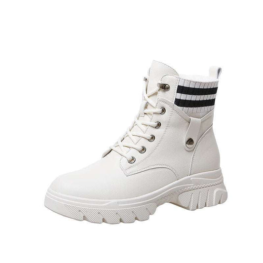 comfortable winter footwear, fleece lined boots, microfiber leather booties - available at Sparq Mart