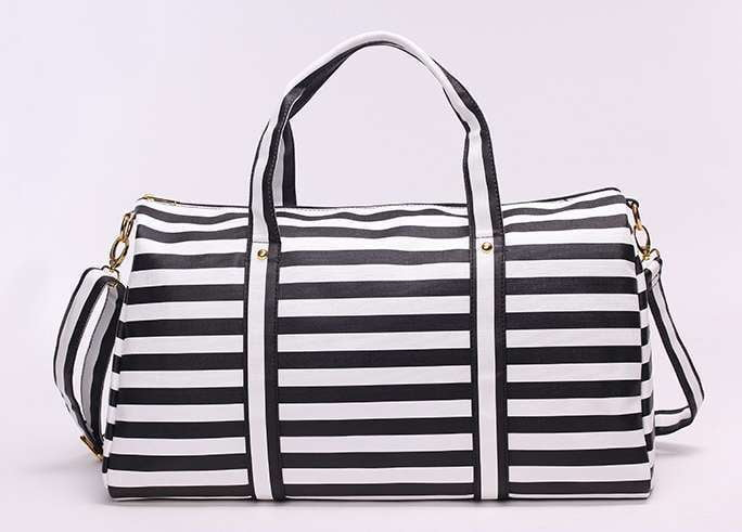 Chic Travel Handbag, Shoe Compartment Bag, Women's Travel Tote - available at Sparq Mart