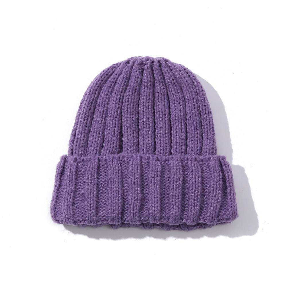 stylish wool cap, unisex knit beanie, wool winter hat - available at Sparq Mart