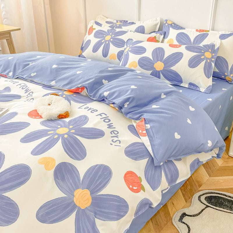 Aesthetic Bedding Collection, Comfortable Bed Sheets, Summer Quilt Sets - available at Sparq Mart