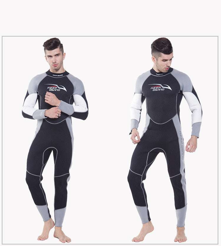 durable one-piece wetsuit, sun protection swimsuit, thermal swimwear winter - available at Sparq Mart