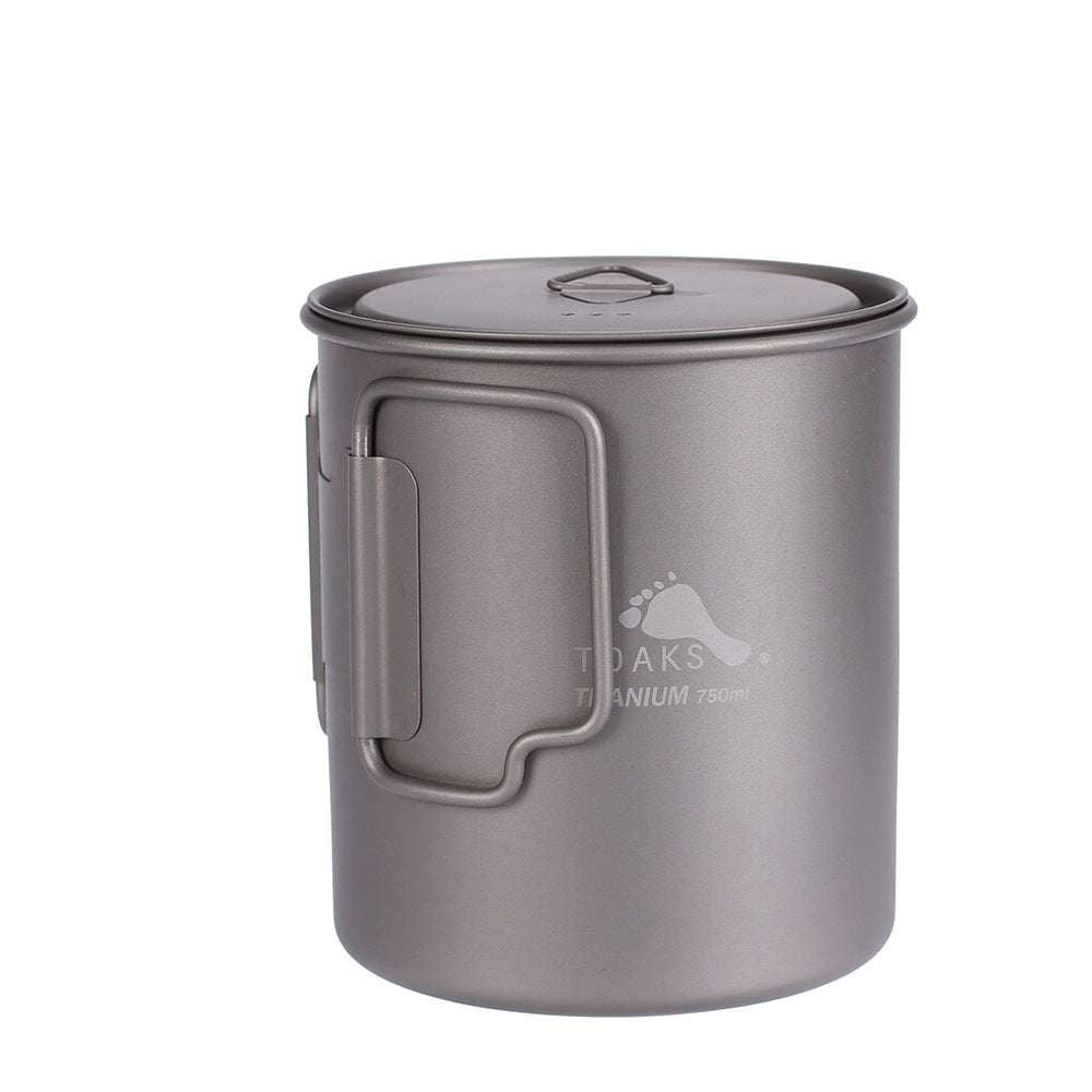 Eco-Friendly Outdoor Gear, Lightweight Hiking Pot, Titanium Camping Cup - available at Sparq Mart