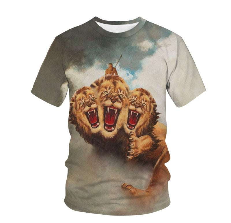 Animal Print Tees, Exclusive T-Shirt Designs, Fashionable Short Sleeves - available at Sparq Mart