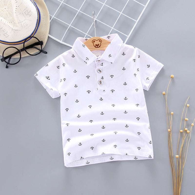 boys anchor t-shirt, kids fashion summer, trendy children's wear - available at Sparq Mart