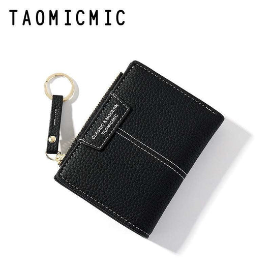 Fashionable wallet women, Short zipper wallet - available at Sparq Mart