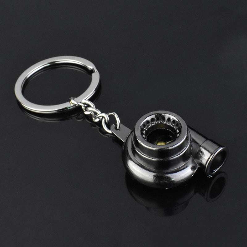 Car Mod Keyring, Metal Turbo Keychain, Turbo Engine Keychain - available at Sparq Mart