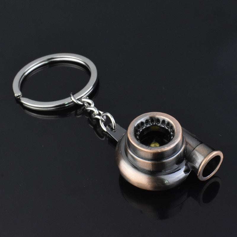 Car Mod Keyring, Metal Turbo Keychain, Turbo Engine Keychain - available at Sparq Mart