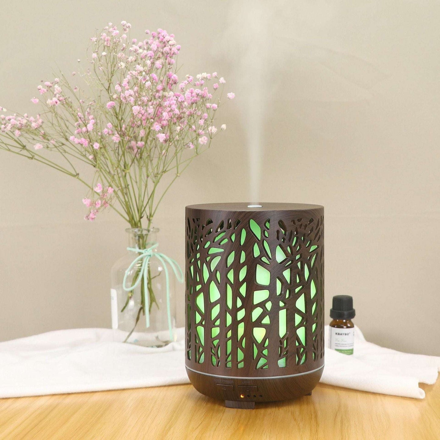 Aroma Diffuser Variety, Essential Oil Purifier, Wood Grain Diffuser - available at Sparq Mart