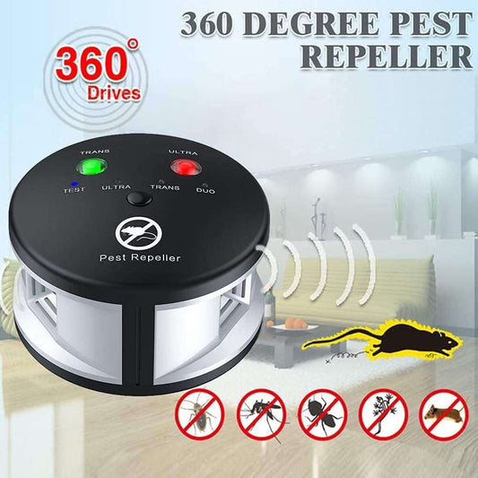 Eco-Friendly Pest Control, Indoor Rat Repeller, Ultrasonic Rodent Deterrent - available at Sparq Mart