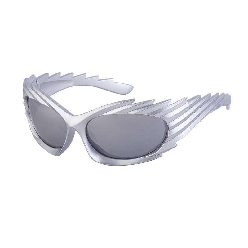 Trendy Concave Sunglasses Modern Sunglasses Design Colorful Fashion Eyewear - available at Sparq Mart