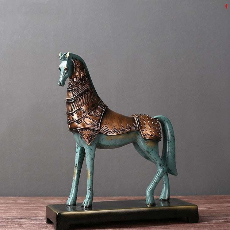 Bronze War Horse, Decorative Ornaments, Unique Collection - available at Sparq Mart