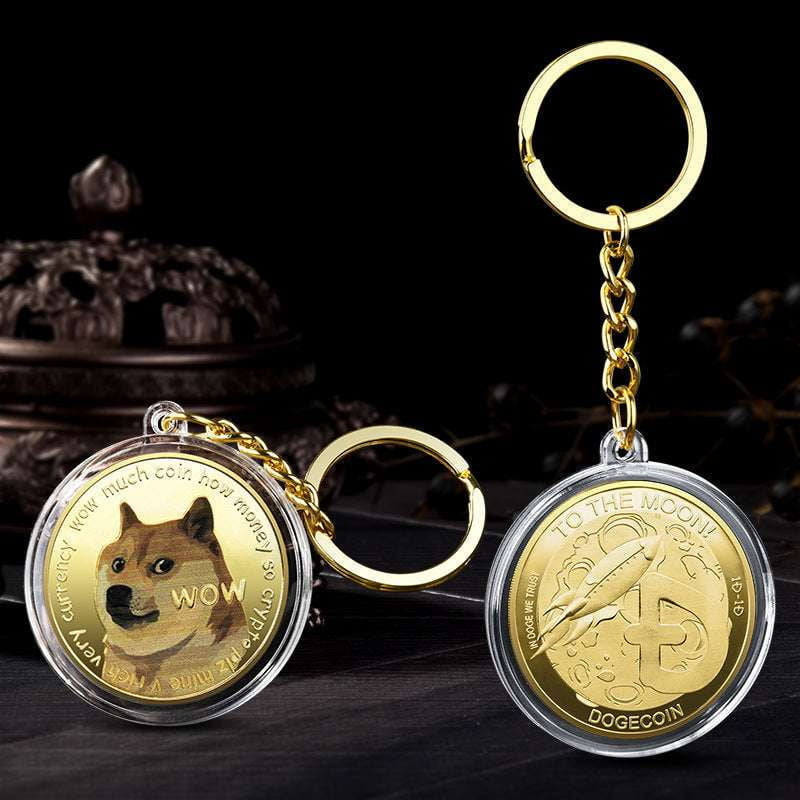 Buy Dogecoin Keychain, Dogecoin Keychain, Unique Keychain - available at Sparq Mart