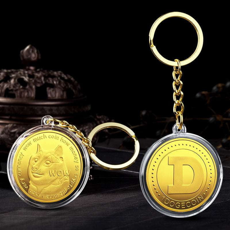 Buy Dogecoin Keychain, Dogecoin Keychain, Unique Keychain - available at Sparq Mart