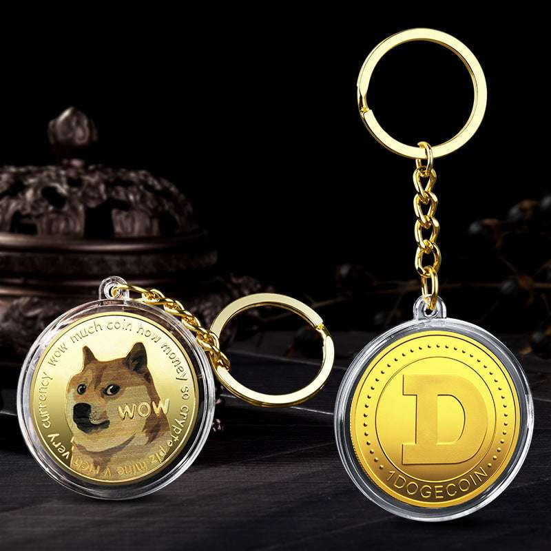 Buy Dogecoin Keychain, Dogecoin Keychain, Unique Keychain - available at Sparq Mart