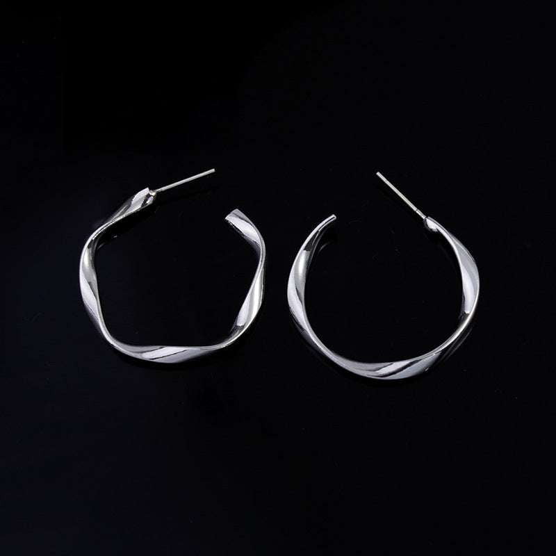 clip-on earrings, geometry ear clips, non-pierced earrings - available at Sparq Mart