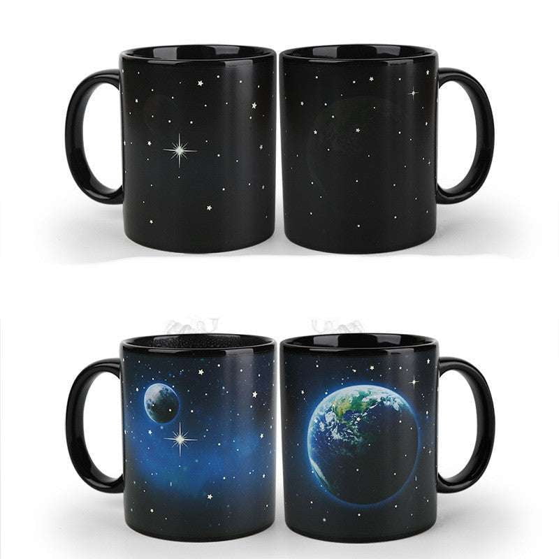 Gradient Ceramic Mug, Starry Sky Mug, Temperature Sensitive Mug - available at Sparq Mart