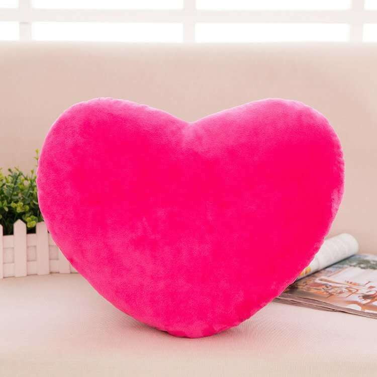 heart-shaped cushion, romantic valentine gift, wedding keepsake pillow - available at Sparq Mart