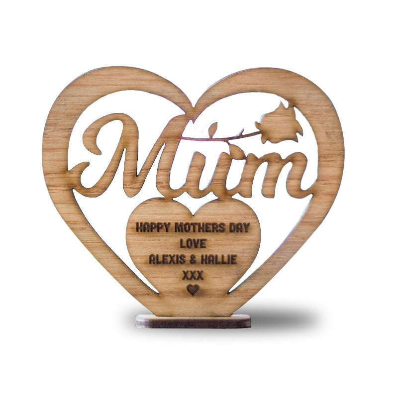 Artistic Wood Decor, Custom Letter Carving, Laser Cut Art - available at Sparq Mart