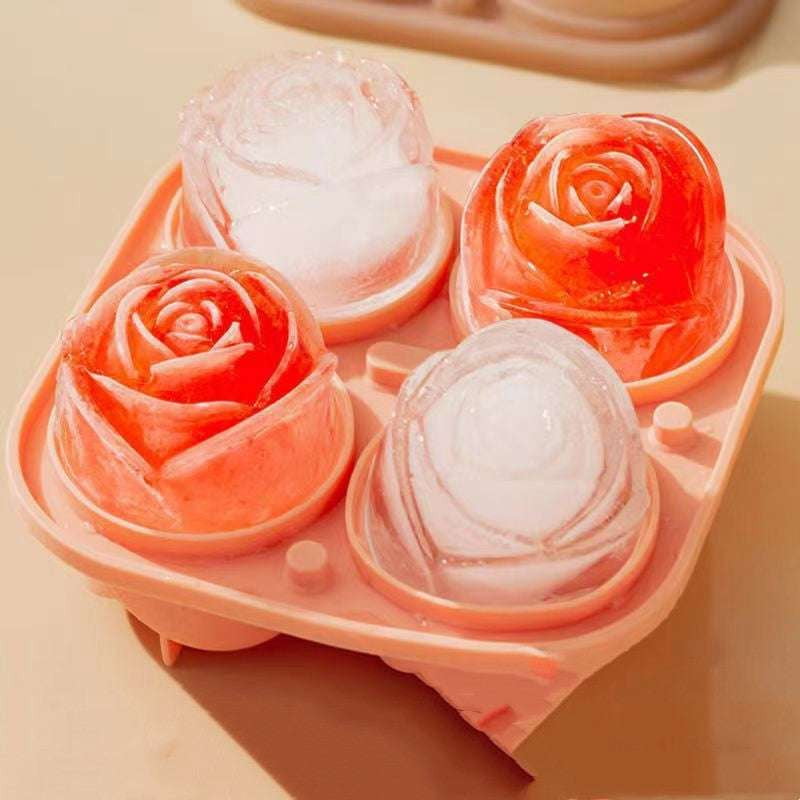 Easy Release Mold, Romantic Ice Cube, Silicone Ice Rose - available at Sparq Mart