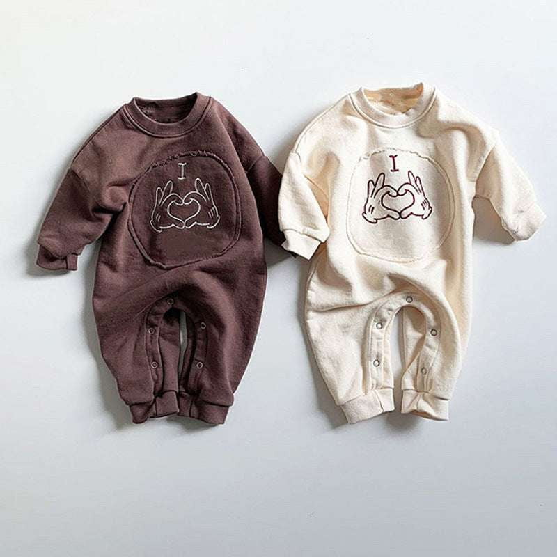 Baby Romper Sweater, Infant Cozy Jumpsuit, Unisex Crawler Outfit - available at Sparq Mart