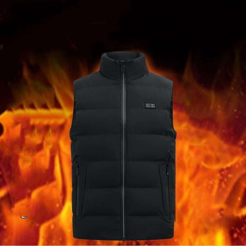 Heated Vest Men, Smart Warming Apparel, USB Thermal Vest - available at Sparq Mart