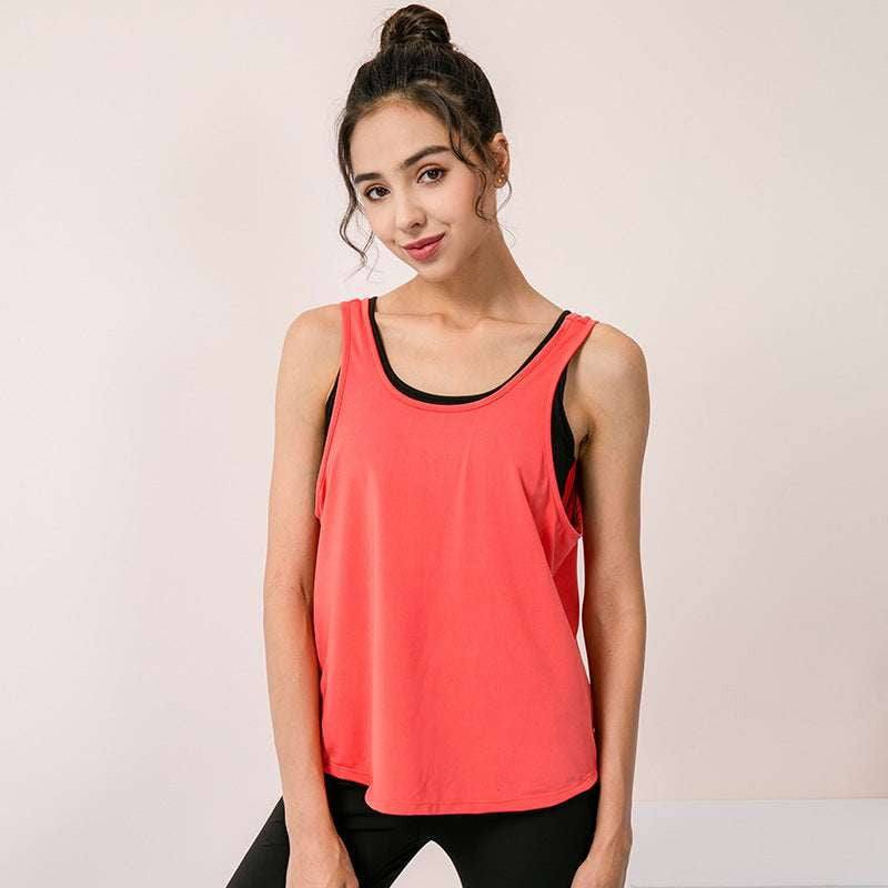 Athletic Blouse Fit, Loose Yoga Top, Running Tank Women's - available at Sparq Mart